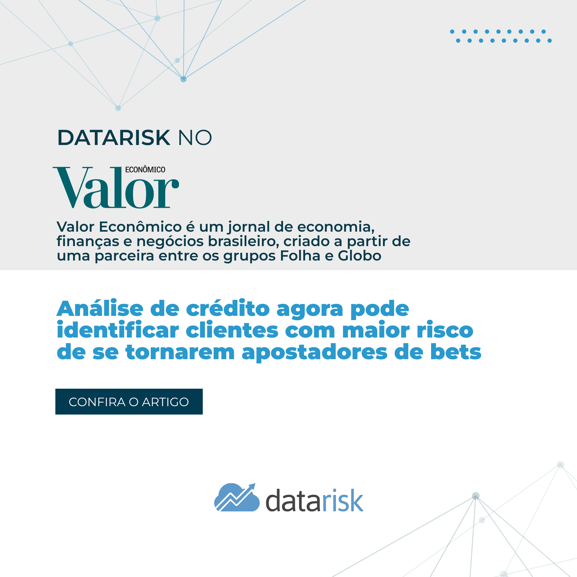 Análise de crédito agora pode identificar clientes com maior risco de se tornarem apostadores de bets