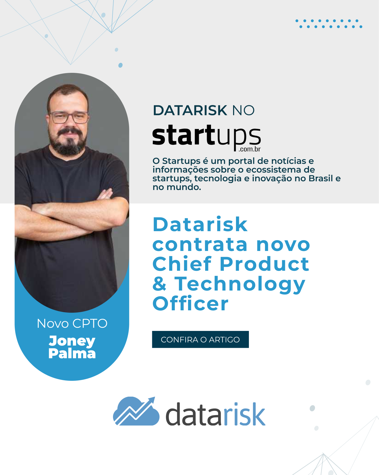 Datarisk contrata novo Chief Product & Technology Officer